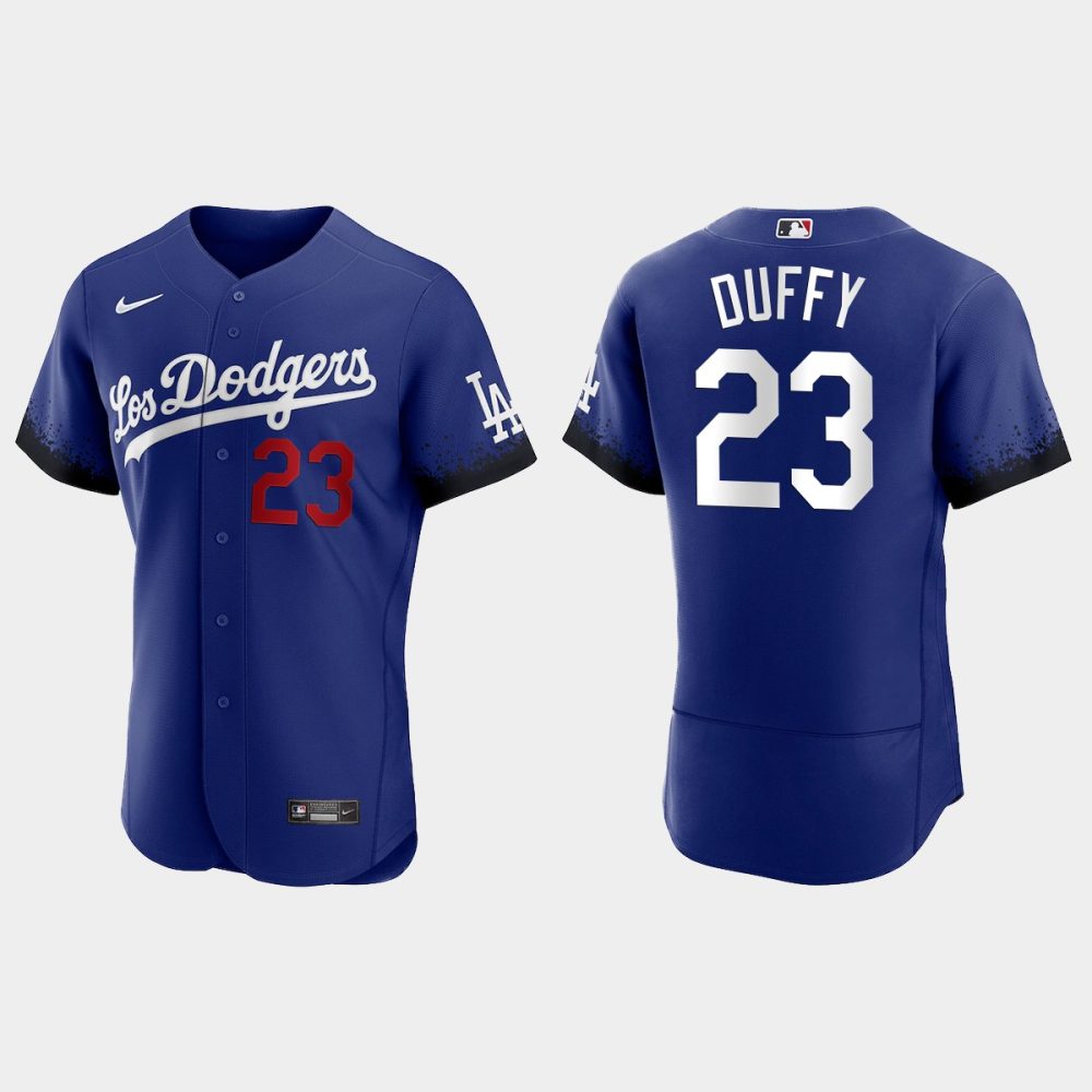 Los Angeles Dodgers #23 Danny Duffy Nike Men’s 2021 City Connect ...