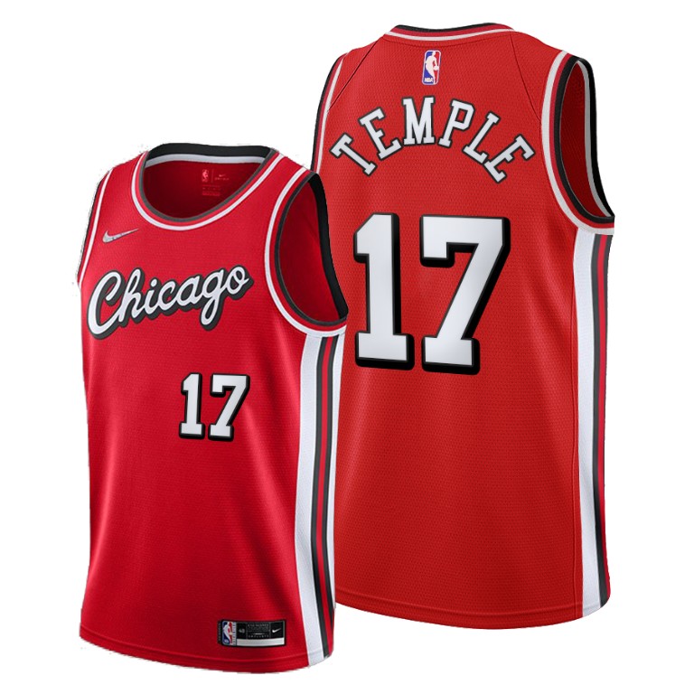 Chicago Bulls #17 Garrett Temple Youth 2021-22 City Edition Red NBA ...