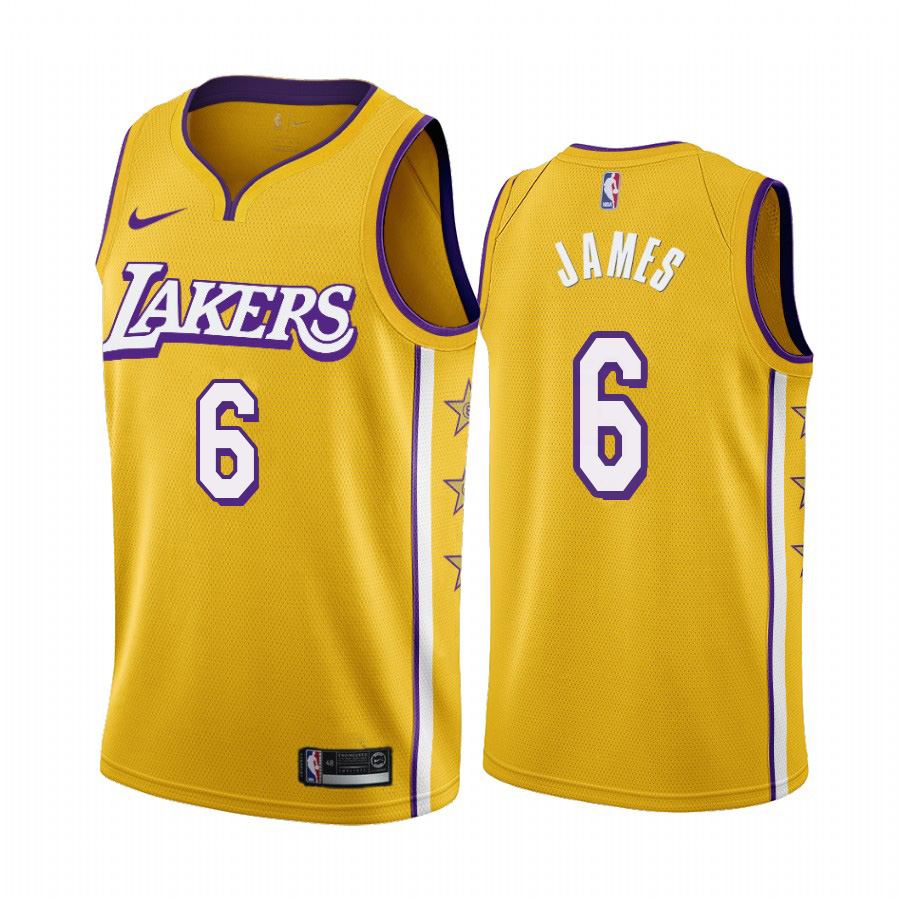 Nike Lakers #6 Lebron James Youth Unveil 2019-20 City Edition Swingman ...