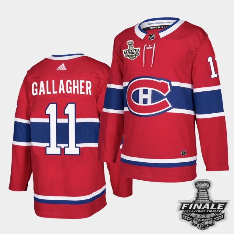 Adidas Canadiens 11 Brendan Gallagher Red Home Authentic Youth 2021