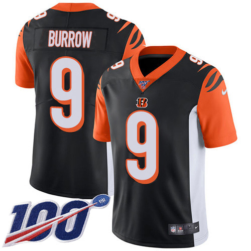 Cincinnati Bengals #9 Joe Burrow Black Youth Nike Game Jersey – Cheap ...