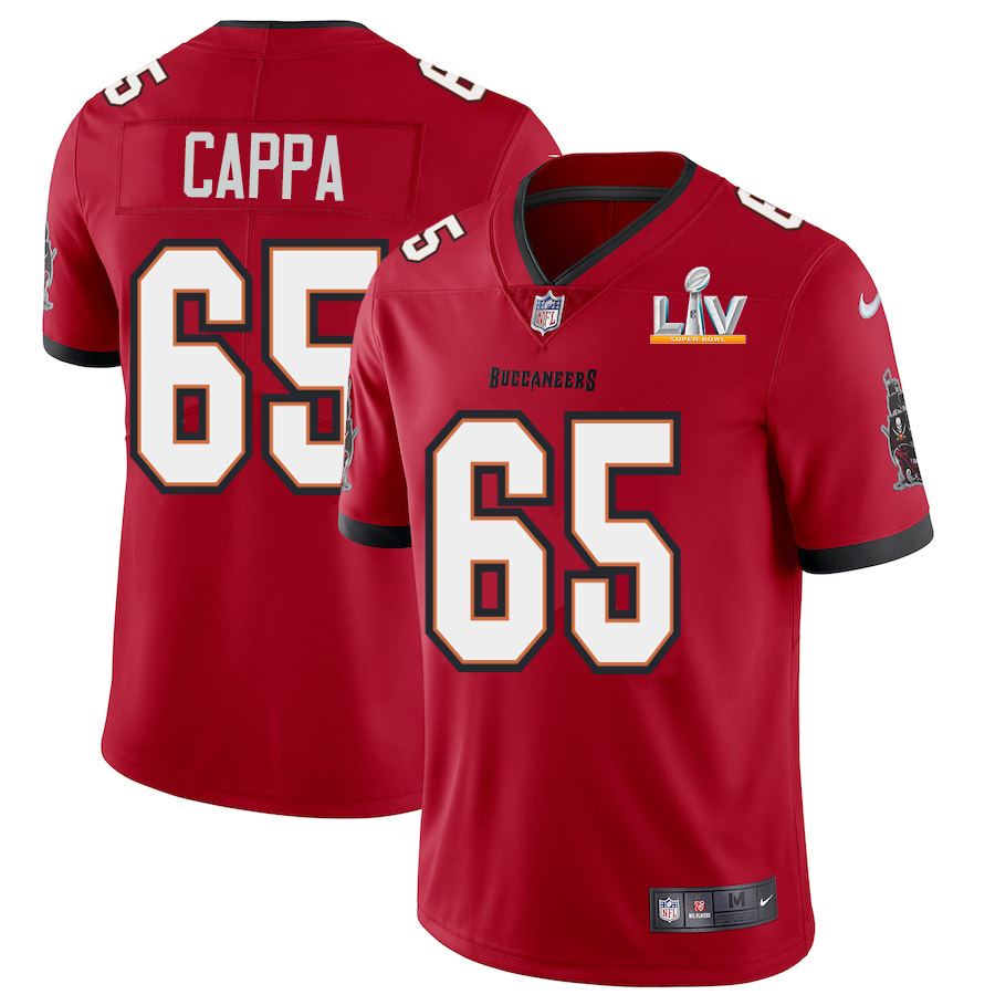 Tampa Bay Buccaneers #65 Alex Cappa Youth Super Bowl LV Bound Nike Red ...