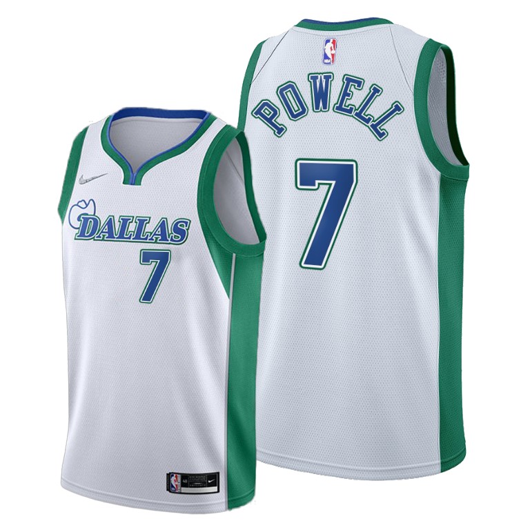 Dallas Mavericks #7 Dwight Powell Women’s 2021-22 City Edition White ...